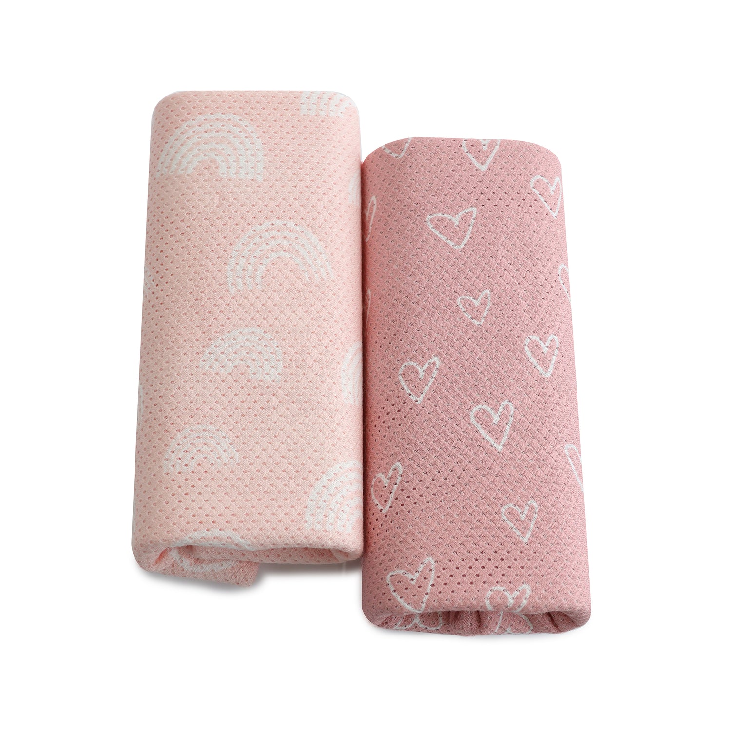 Nordic 2pk AIR+ Mesh Nursing Scarf Berry/Rose