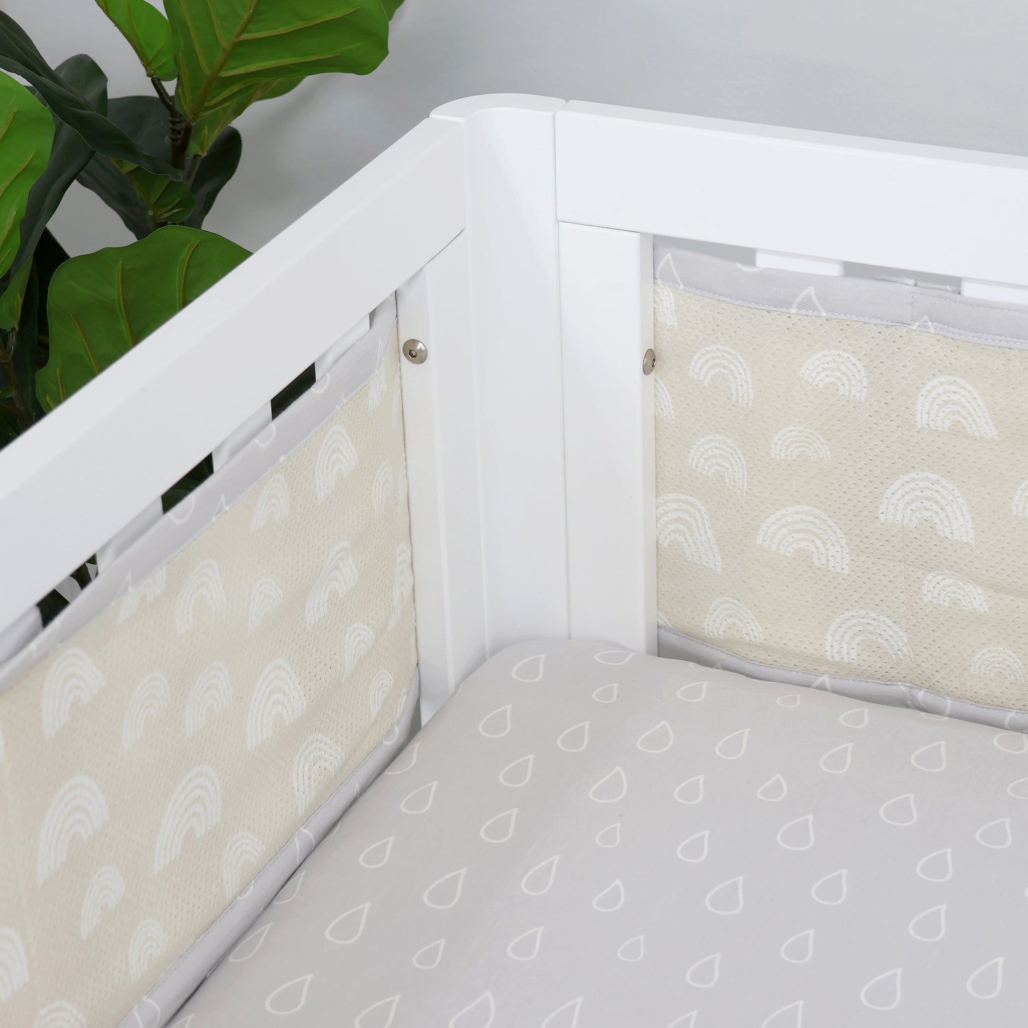 Nordic Air+ Cot Liner Grey/Sand