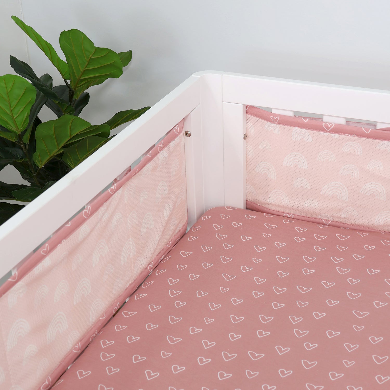 Nordic Air+ Cot Liner Dusty Berry/Rose