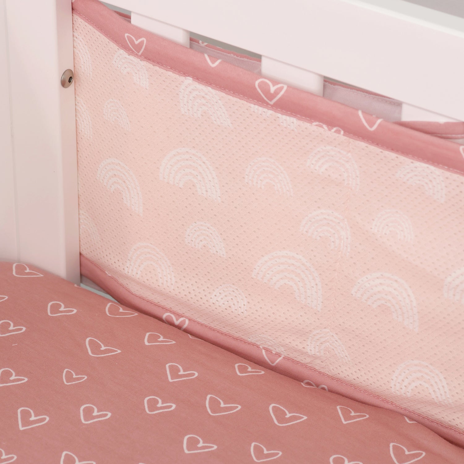 Nordic Air+ Cot Liner Dusty Berry/Rose