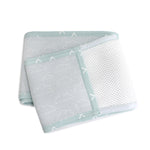 Nordic Air+ Cot Liner Dusty Sky/Mint - Bubba Blue Australia