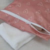 2x Nordic Wet Bag Bundle - Berry Hearts & Sand Rainbow