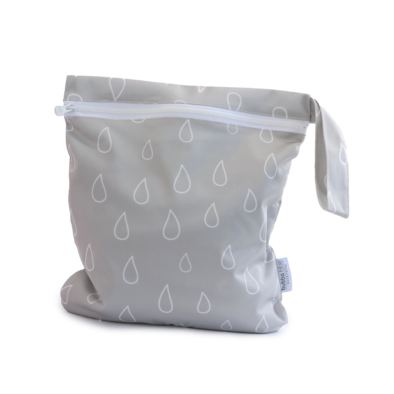 Nordic Wet Bag Grey Raindrop - Bubba Blue Australia