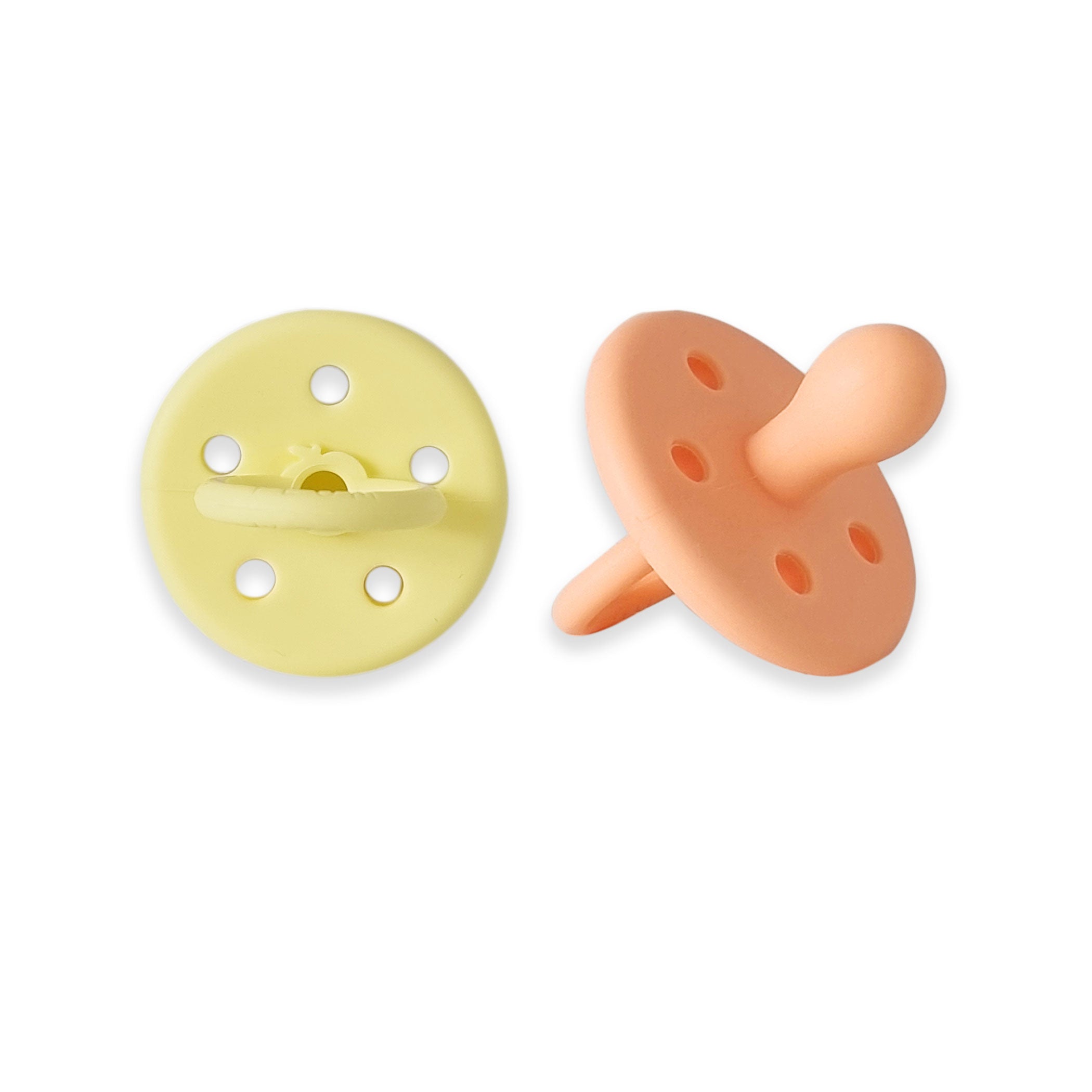 PLUM 2PK Sorbet Silicone Soothers - Mango/Lemon