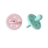 PLUM 2PK Sorbet Silicone Soothers - Strawberry/Mint