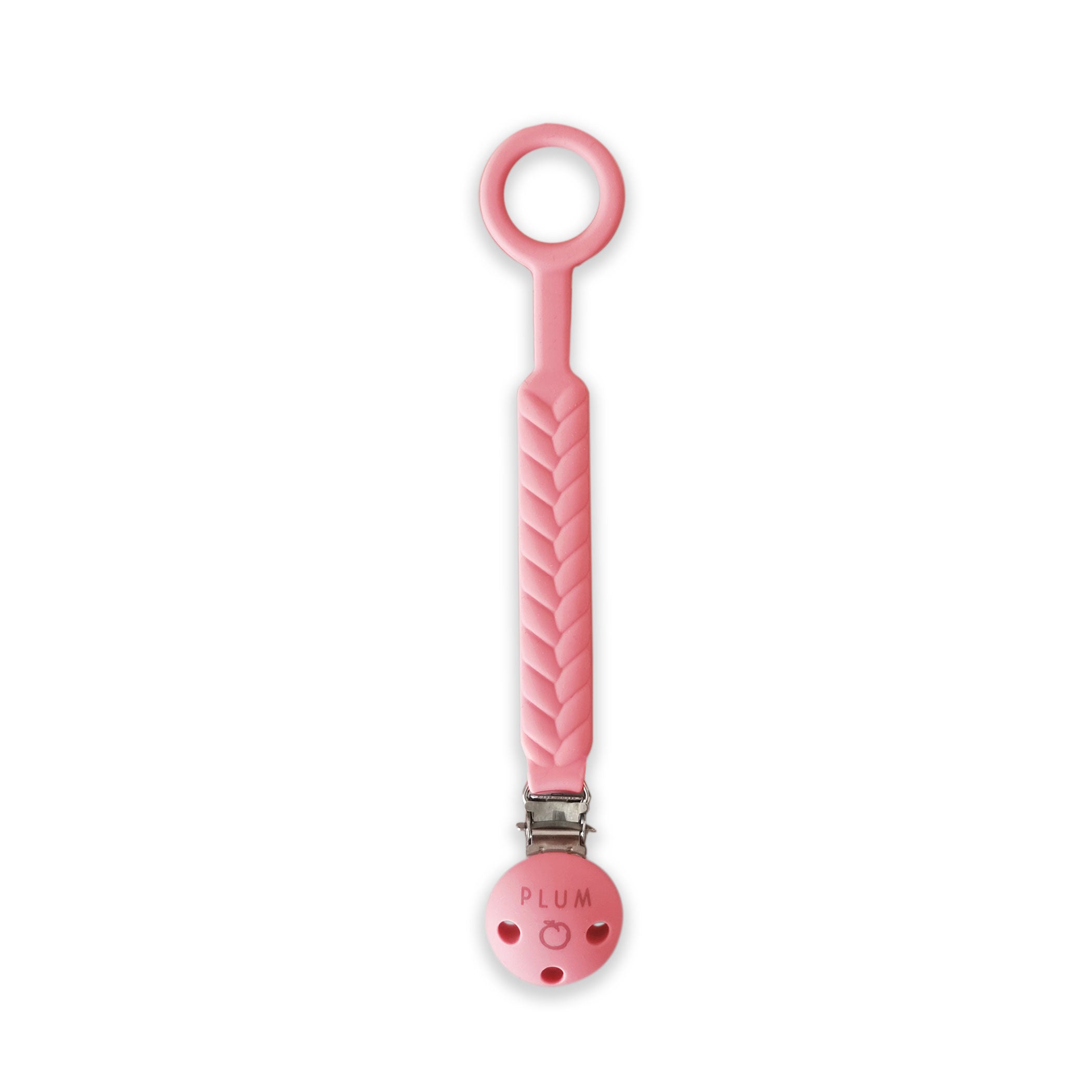 PLUM Sorbet Silicone Soother Connector - Watermelon