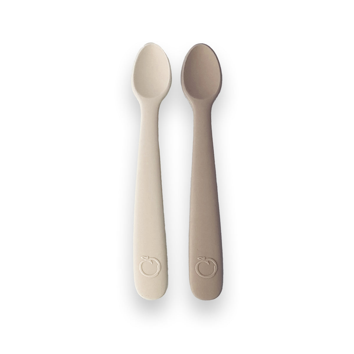 PLUM 2 Pack First Feeding Spoons - Sand & Nutmeg - Bubba Blue Australia