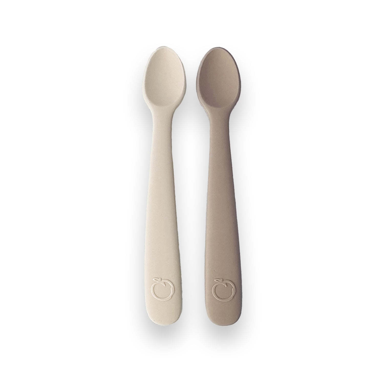 PLUM 2 Pack First Feeding Spoons - Sand & Nutmeg - Bubba Blue Australia