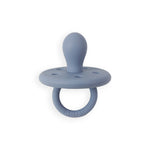 2PK Silicone Soothers - Steel Blue & Snow (0-6M) - Bubba Blue Australia