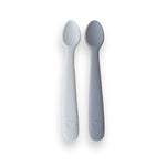 PLUM 2 Pack First Feeding Spoons - Ash & Grey - Bubba Blue Australia