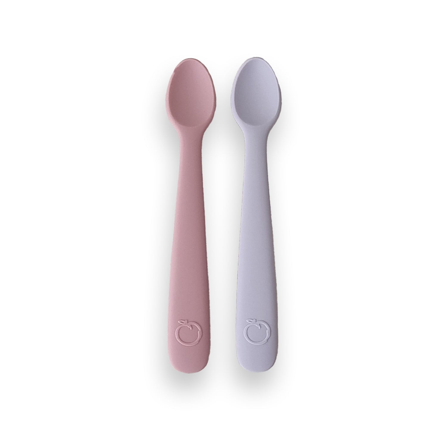 PLUM 2 Pack First Feeding Spoons - Dusty Berry & Lilac - Bubba Blue Australia
