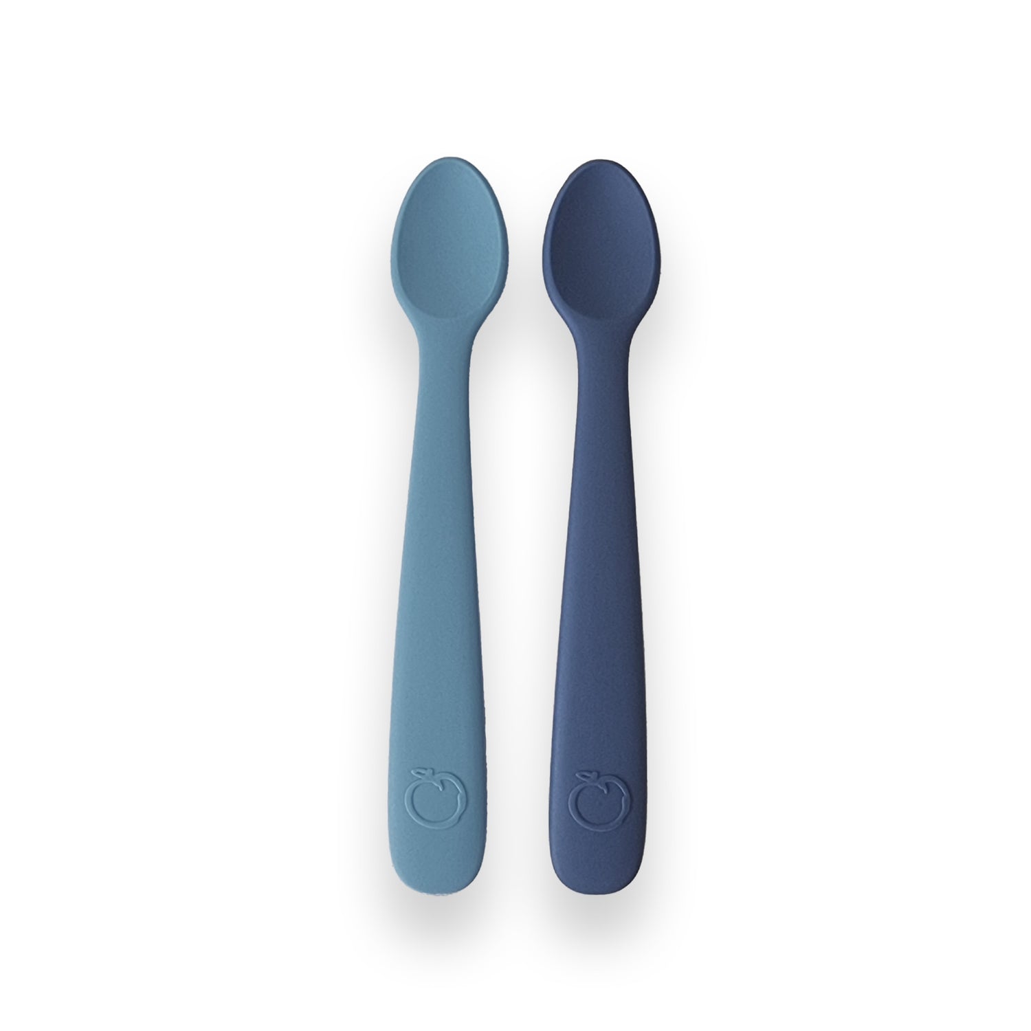 PLUM 2 Pack First Feeding Spoons - Denim & Teal - Bubba Blue Australia