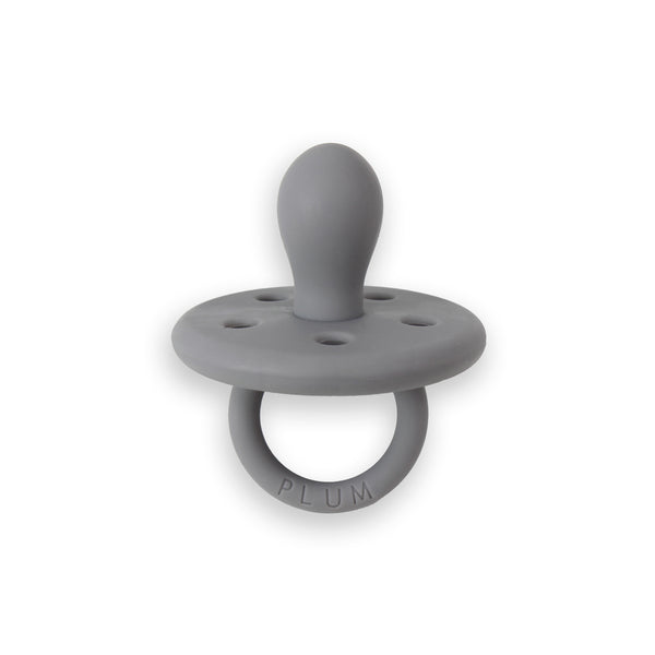 2x Grey Silicone Soothers Bundle (0-6M)