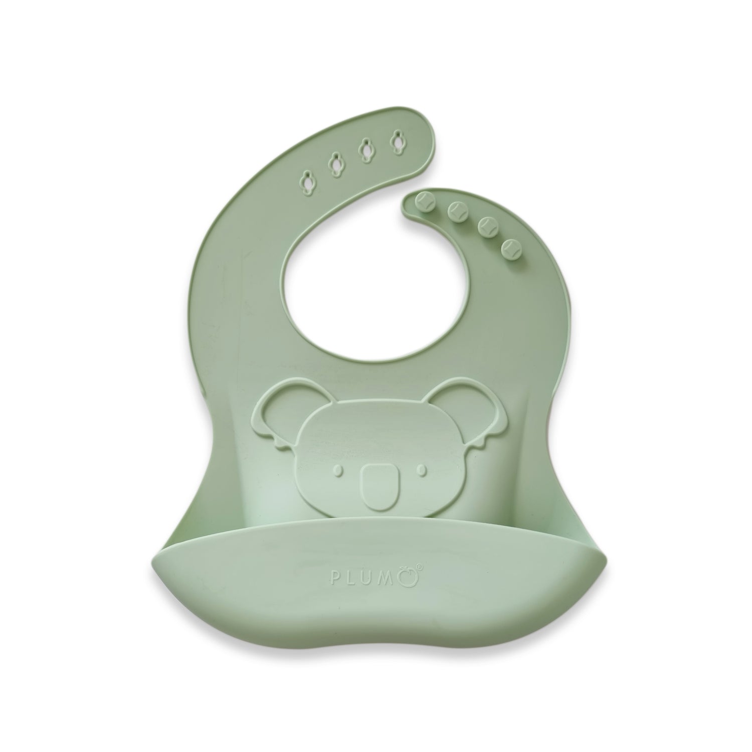 PLUM Silicone Koala Bib - Olive