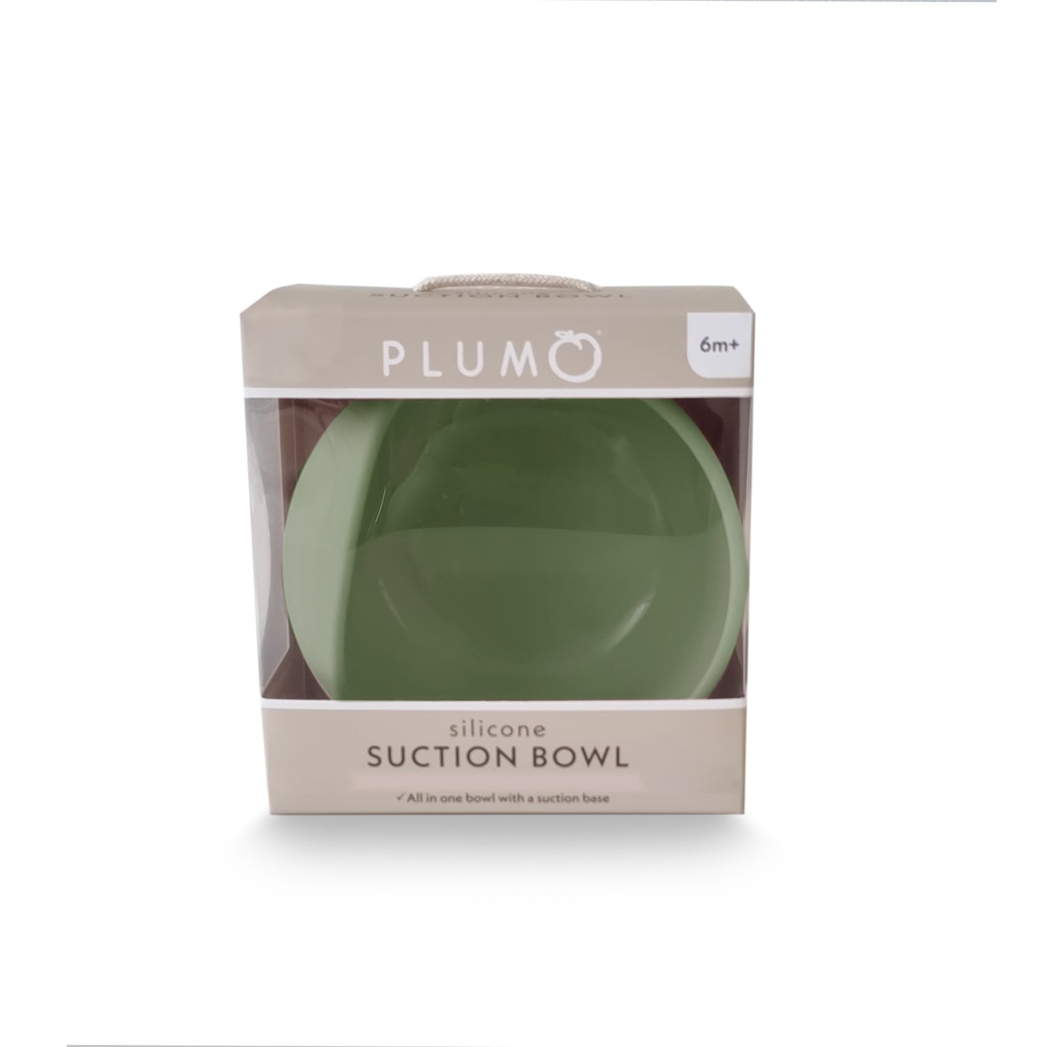 Plum Silicone Duck Egg Bowl - Olive