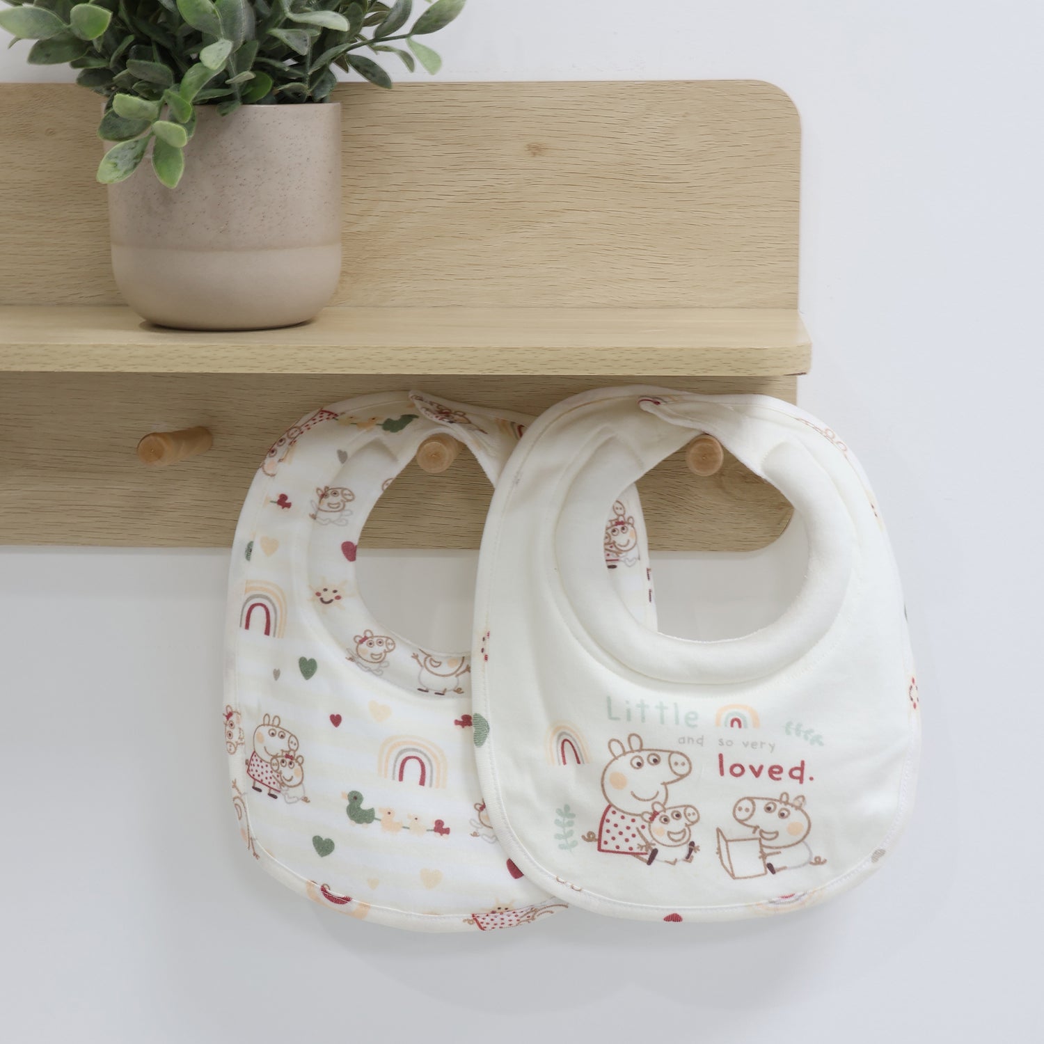 Peppa Pig 2pk Dribble Bibs