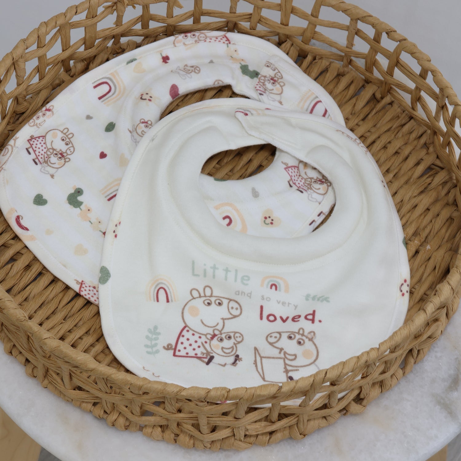 Peppa Pig 2pk Dribble Bibs