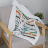 Peter Rabbit 'New Adventure' Reversible Fleece Cuddle Blanket - Blue