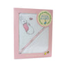 Peter Rabbit 'Hop Little Rabbit' Hooded Towel & Face Washers Bundle - Pink