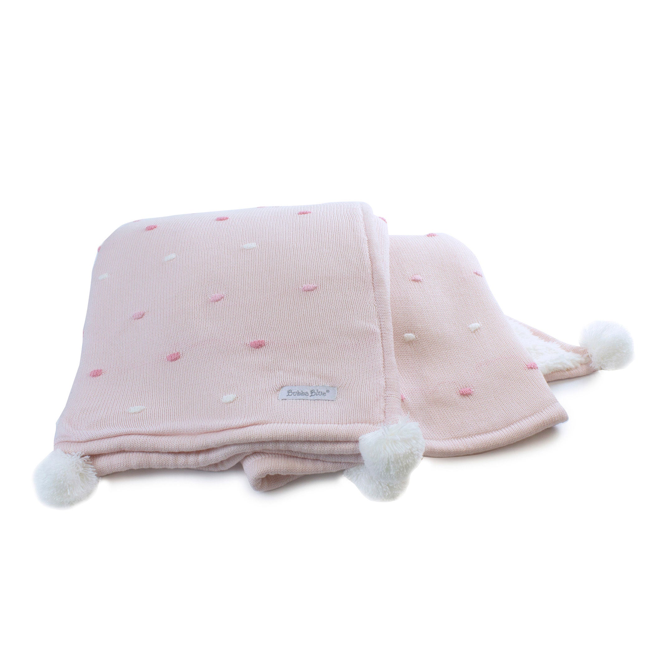 Confetti Cot Knit Blanket - Pink