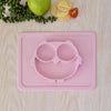 Plum Silicone Sippy Cup & Suction Plate Bundle - Pink