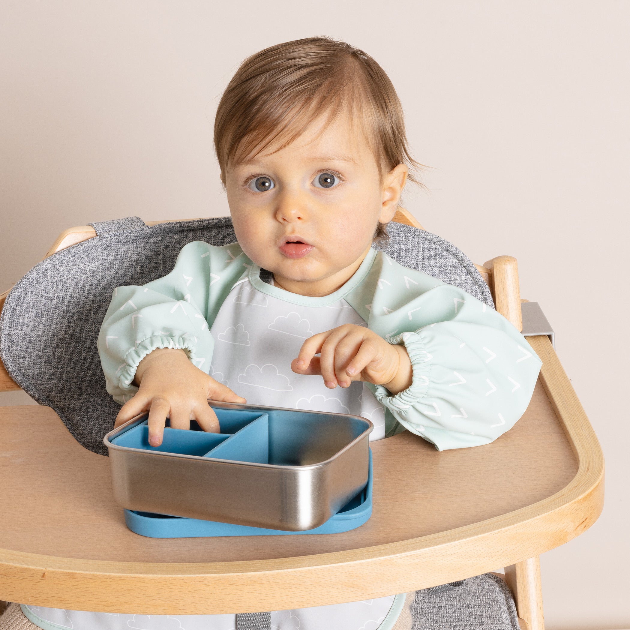 PLUM Stainless-steel Bento Snack Box - Teal