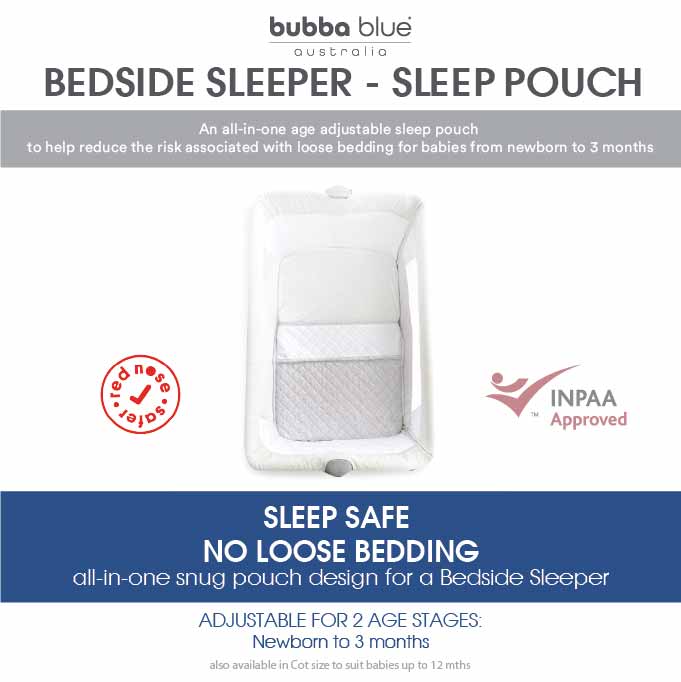 Nordic 2.5 TOG Sleep Pouch Co Sleeper/Bedside Sleeper - Rose