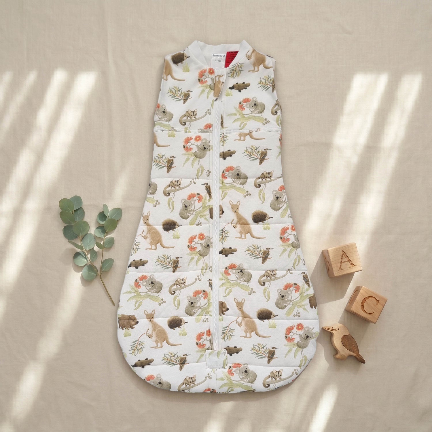 Buy One Get One Free* – Aussie Animals 2.5 TOG Swaddle Sleep Bag
