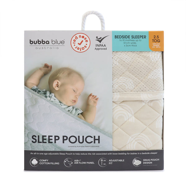 Nordic 2.5 TOG Sleep Pouch Co Sleeper/Bedside Sleeper - Sand