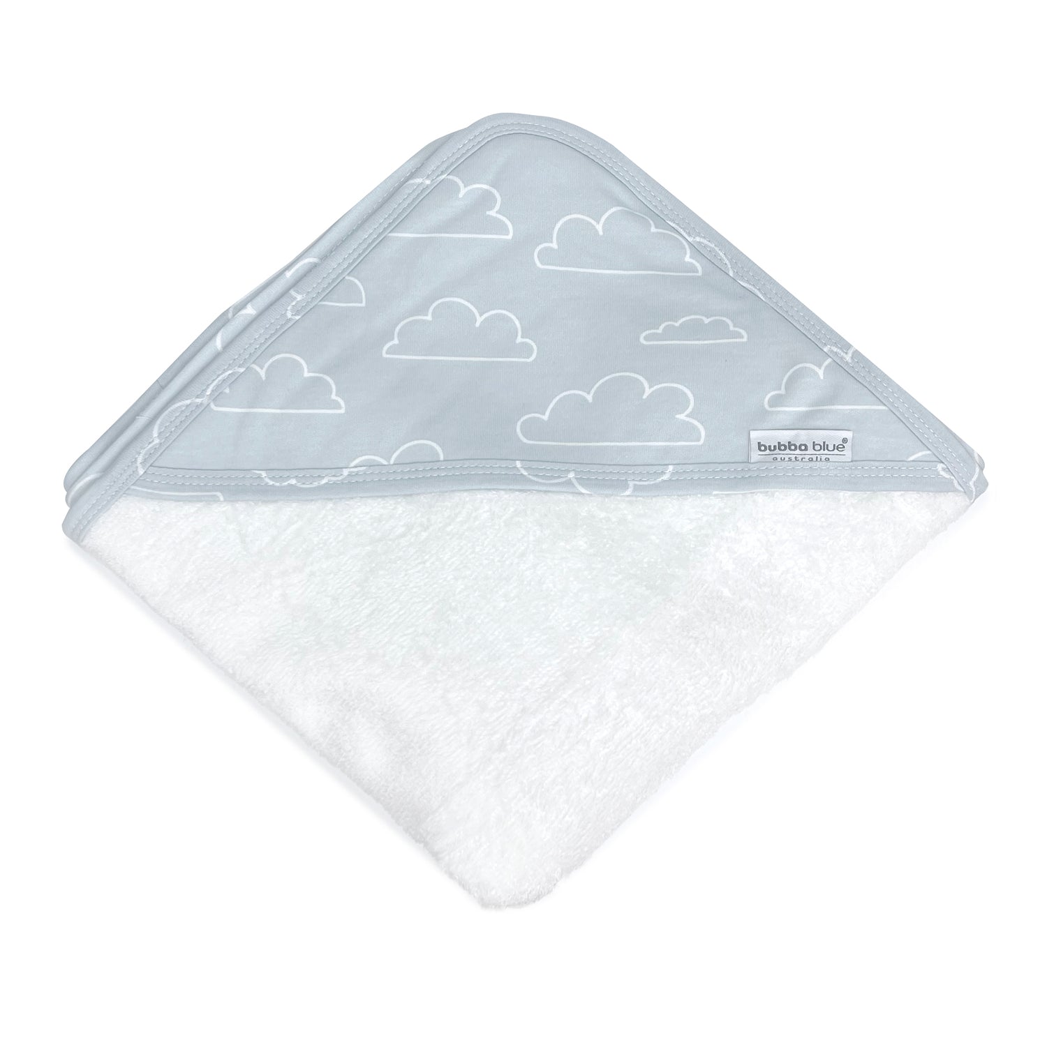 Nordic Hooded Towel Dusty Sky