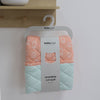 Nordic Reversible Cot Quilt/Playmat Coral/Tiffany