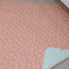 Nordic Reversible Cot Quilt/Playmat Coral/Tiffany