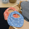 Nordic 2pk Dribble Bibs Denim/Clay