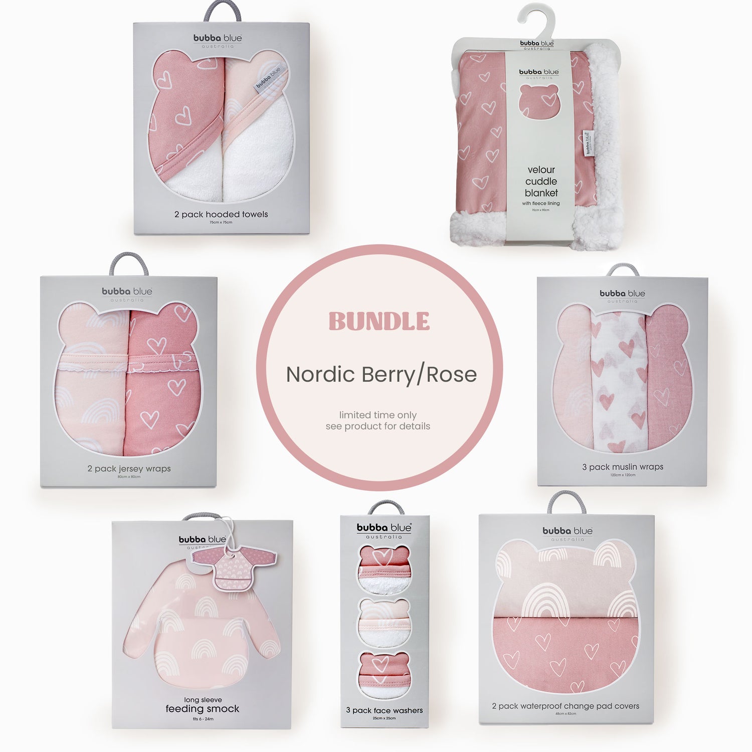 Nordic Bundle - Berry/Rose