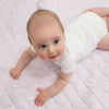 Nordic Reversible Cot Quilt/Playmat Peach/Lilac