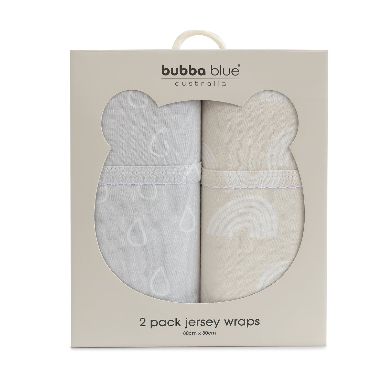 Nordic 2pk Jersey Wrap Grey/Sand