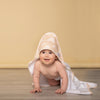 Nordic 2pk Hooded Towel Vanilla/Latte