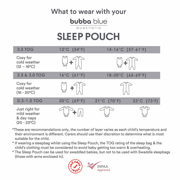 2.5 TOG Sleep Pouch - Standard Cot