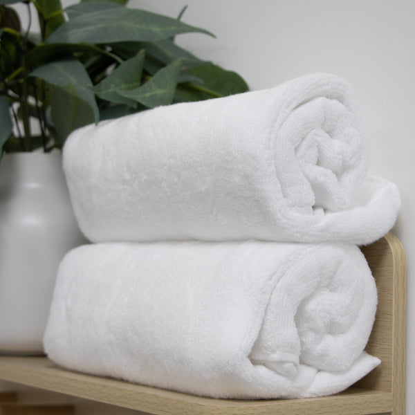 Terrazzo Baby Bath Towel 2pk White