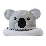 Aussie Animals 'Koala' Novelty Hooded Bath Towel - Bubba Blue Australia