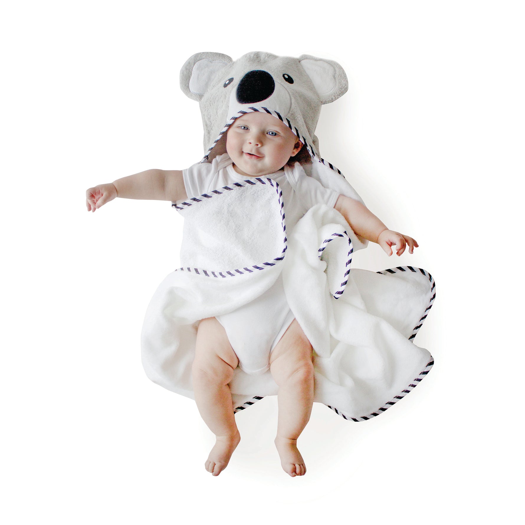 Aussie Animals 'Koala' Novelty Hooded Bath Towel - Bubba Blue Australia