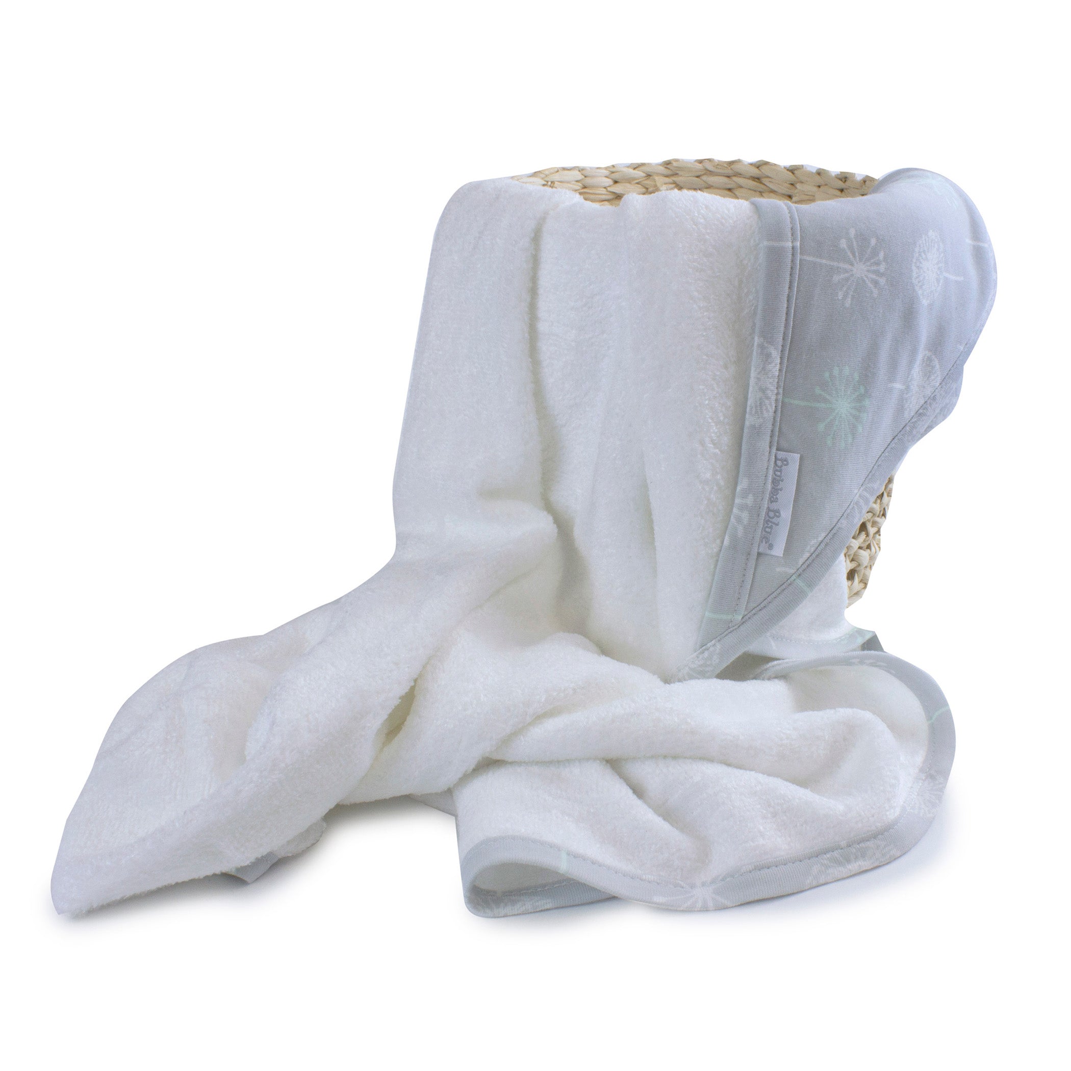 Mint Meadow Bamboo Hooded Towel - Bubba Blue Australia