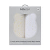 Terrazzo 2pk Bassinet/Cradle Fitted Sheet White/Wheat