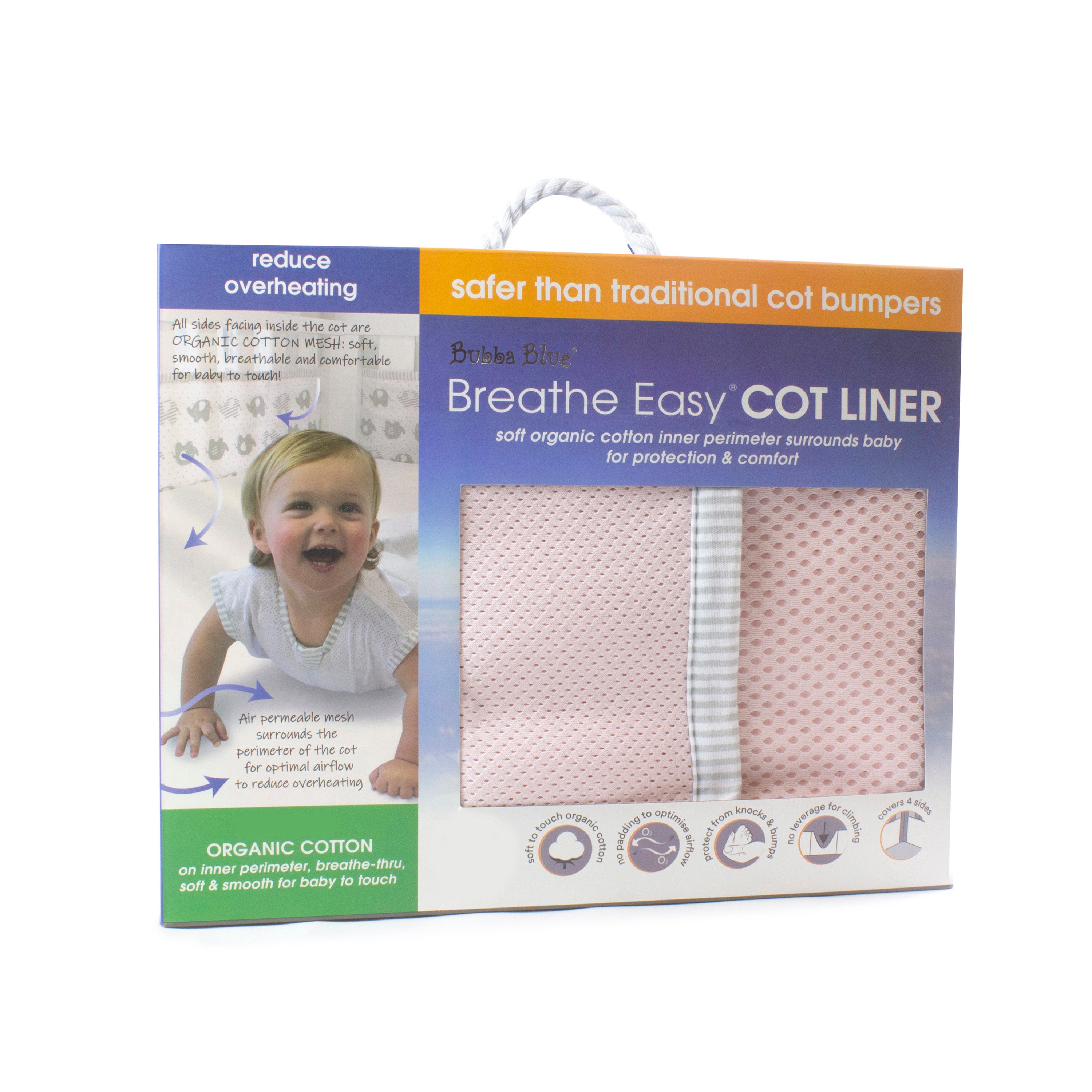 Breathe Easy® Cot Liner - Pink