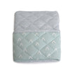 Nordic Reversible Cot Quilt/Playmat Dusty Sky/Mint