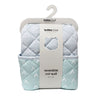 Nordic Reversible Cot Quilt/Playmat Dusty Sky/Mint