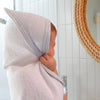 Nordic 2pk Hooded Towel Dusty Sky/Mint