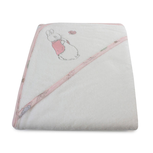 Peter Rabbit 'Hop Little Rabbit' Hooded Towel - Pink - Bubba Blue Australia