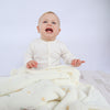 Confetti Cot Knit Blanket - White Multi